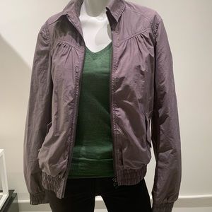 Esprit Jacket size 6 Gray Windbreaker